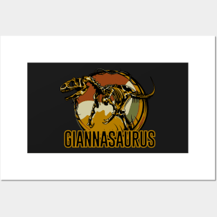 Giannasaurus Gianna Dinosaur T-Rex Posters and Art